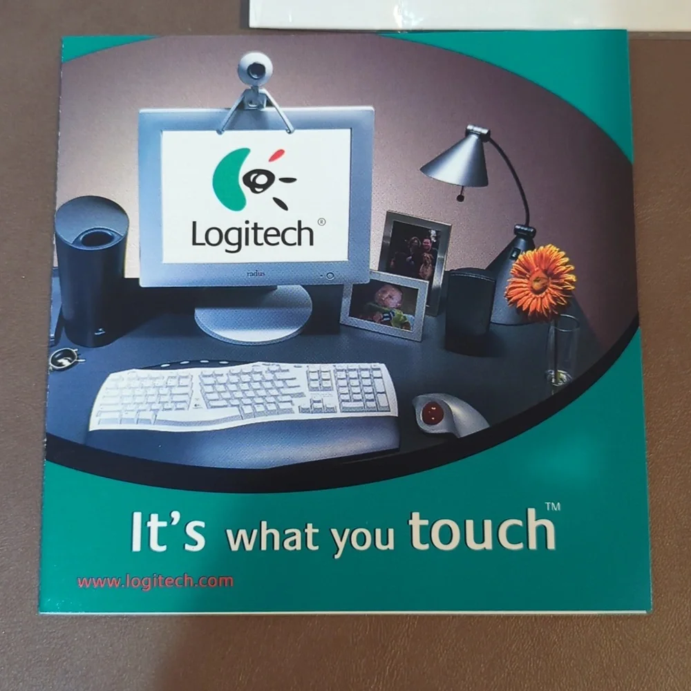 Logitech Optical Wheel Mouse USB PC With Box Paperwork Mouseware